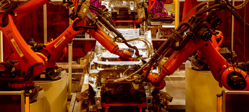 Automobile manufacturing production line