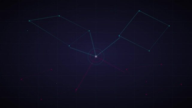 abstract artificial neural networks deep learning tech background