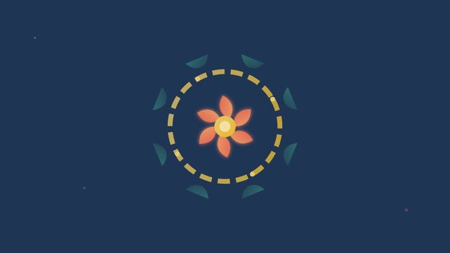 Abstract Art Mandala Creative Geometric Festival Motion Graphic