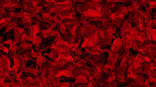 Abstract dark red textured background with wavy liquid patterns and deep shadows