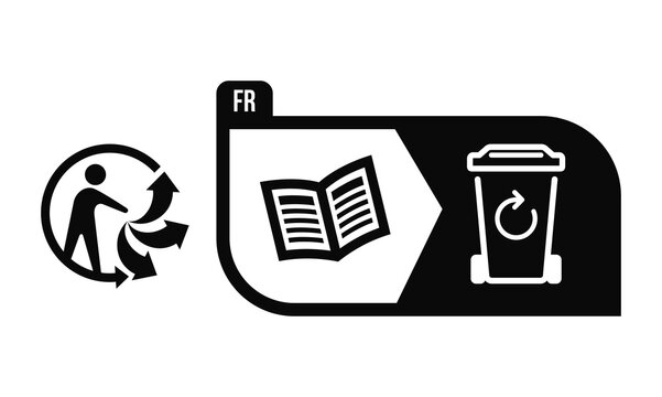 Triman logo information recyclable