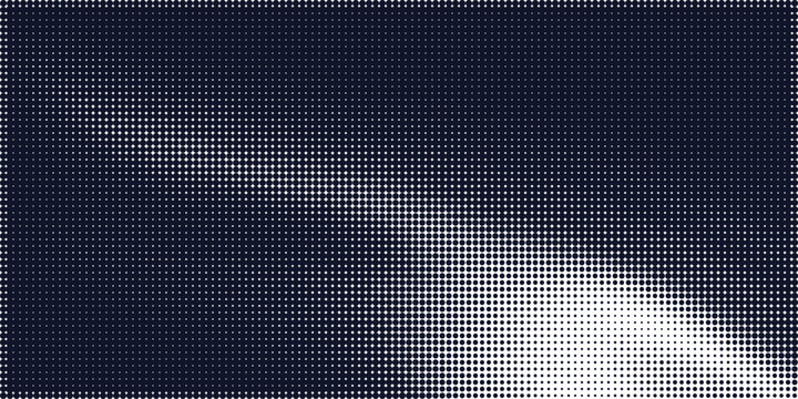 Halftone Abstract digital noise texture with gradient light effect Vector