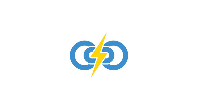 Electricity Bolt Energy Power Symbol.