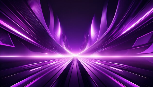 Fondo Abstracto Con Luces Moradas Estilo Banner