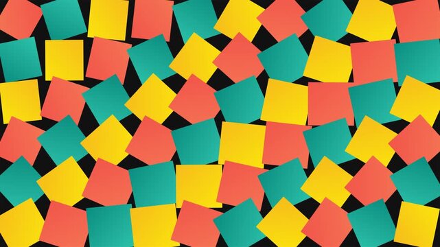 Abstract Mosaic Tile Transition Expanding Geometric Pattern Fill