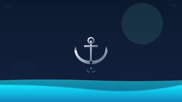 anchor stability marine security hold steady animation