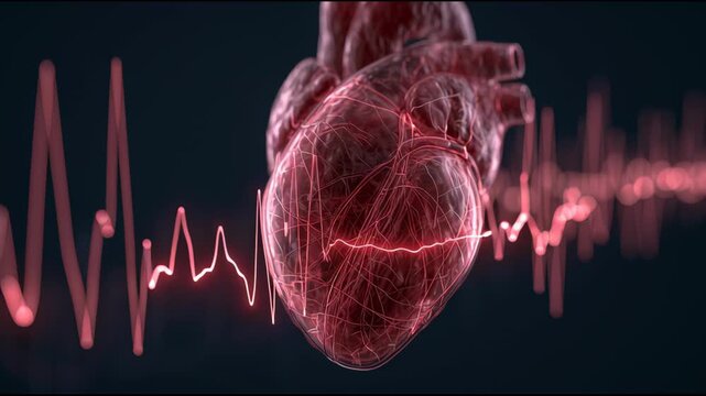 Craftsman creates an abstract heart form in glass, combining art with precision while showcasing techniques in a studio environment