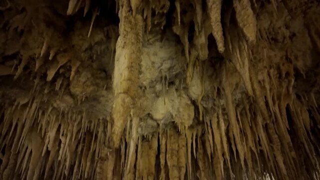 Stunning Stalactites and Stalagmites in Lake Cave Limestone Cavern, Margaret River Region, Western Australia