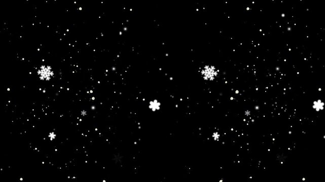 Whimsical snow winter snowfall background featuring elegant christmas snowflake patterns for seasonal holiday decorations
