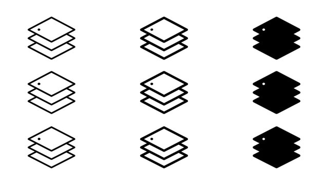 Infinity symbol with arrow icon set in thin line and solid black designs infinity direction continuation abstract