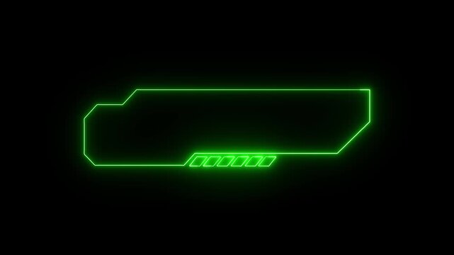 Green HUD elements track technological variables on a dark screen. Laboratory monitoring videos feel highly advanced with this science asset loop. The green HUD elements loop well.