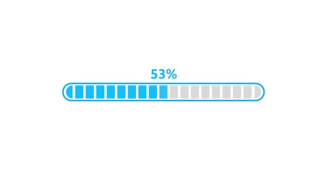 Blue progress bar lines update user account creation details swiftly. Secure sign up loops use this twenty-seven percent tracking graphic neatly. The blue progress bar loads fine.