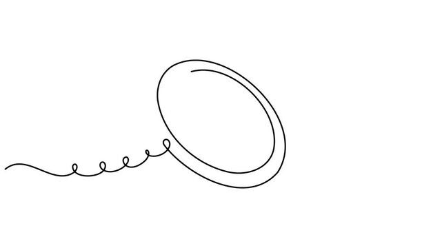 Flowing spiral squiggle icon sign motion graphic continuous one line drawing on white background minimalist single art business consulting presentations and problem solving guides animation video
