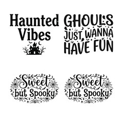 Fototapeta premium Hallowen typography 
