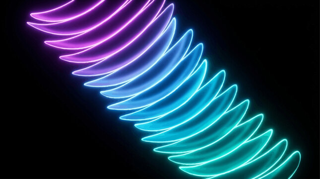 Abstract glass spheres with gradient blue patterns create a futuristic 3D background. Modern geometric shapes feature light reflections and digital texture for tech designs