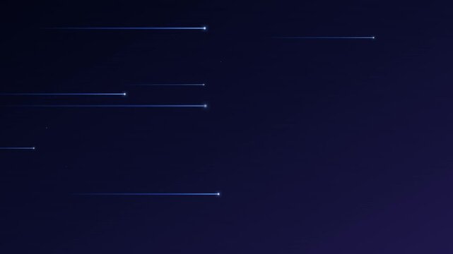 cobalt blue digital streak optical flare animation