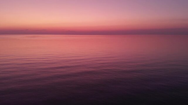purple, sunset, sun, sunrise, sunshine, sunlight, sea, seascape, beach, ocean, drone, aerial view, aerial, view, evening, landscape, orange, relaxation, gold, cloud, colours, dream, fantasy, meditatio