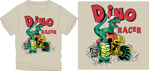 dino racer monster truck. © Aisha