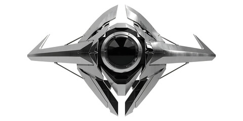 Obraz premium Titanium F1 halo cockpit protection device isolated on transparent background for race safety