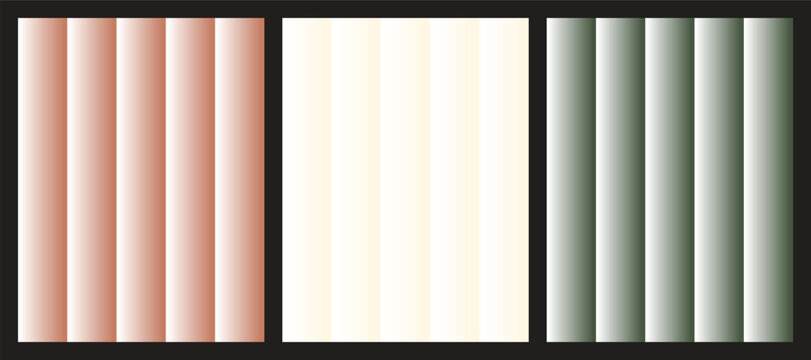 Minimalist abstract gradient color blocks in vertical layout. Modern seamless design for branding and digital backgrounds.