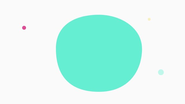 creative flat vector design with smooth morphing shapes