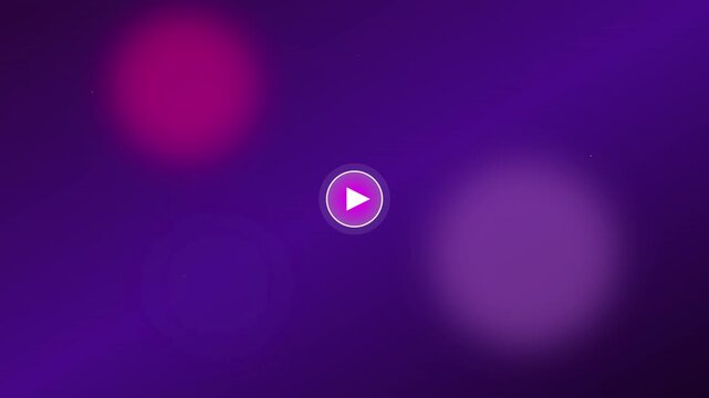 Creative Media Play Button Video Streaming Content Animation