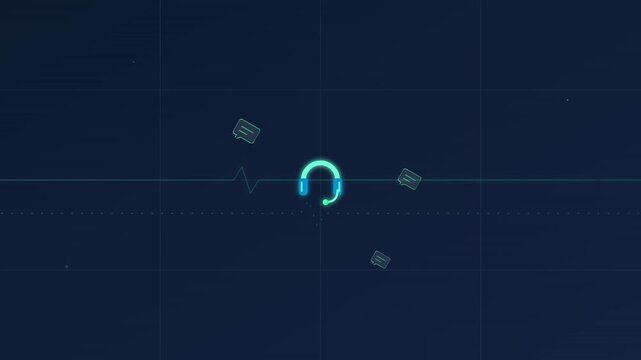 customer support headset communication service center loop