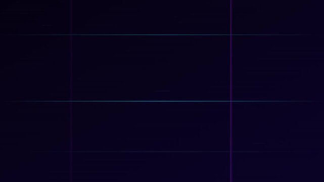 Cyber Blue And Electric Purple Pulsing Tritone Lines