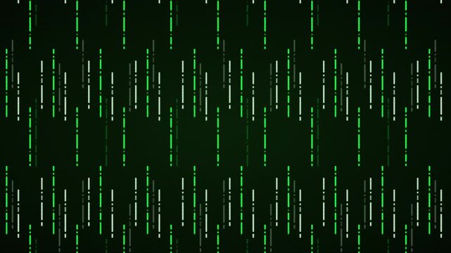 Cyber Green Matrix Style Vintage Overlay Background