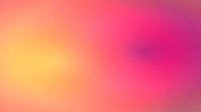 Vibrant gradient background with soft pink and orange hues, abstract colorful blur motion, warm aesthetic liquid color transition for video overlay