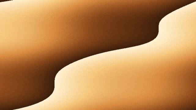 Golden liquid waves background, abstract flowing amber silk texture, elegant metallic bronze gradient motion for luxury branding