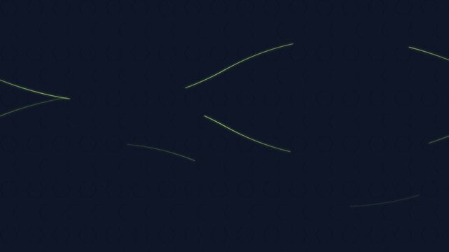 dark mode slate and lime pulsing line animation