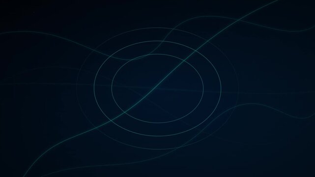 deep ocean blue topographic map animated line filter