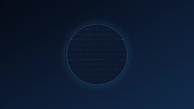 Digital Global Network Connection Abstract Vector Background