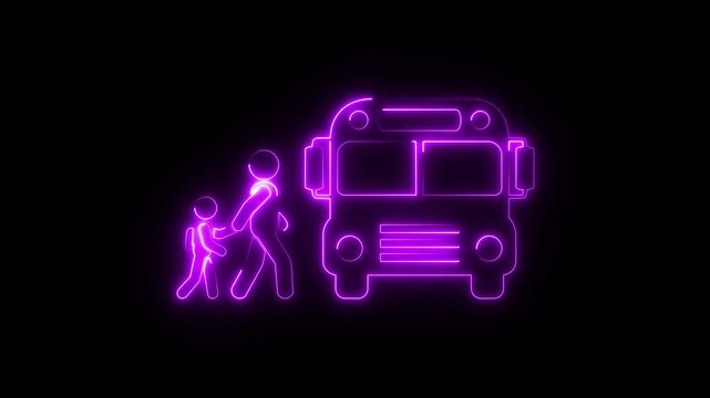 School bus icon