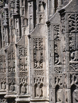 The Tudor exterior of St Mary Magdalene Church Launceston Cornwall