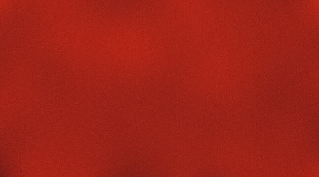 Red dark grainy surface with subtle noise texture and fine roughness on deep luminous backdrop and blurred light gradient
