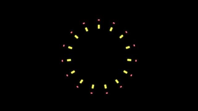 Circle fireworks burst animation, glowing line explosion effect, geometric ring blast, ellipse spark motion graphic, shiny celebration overlay, black background, seamless loop, cinematic  