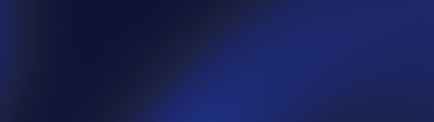 Naklejka premium Deep dark navy blue abstract gradient background with smooth flowing diagonal light and grainy noise texture for moody modern elegant wallpaper design