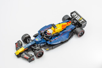 Obraz premium LEGO Technic Oracle Red Bull Racing RB20 Formula One car.