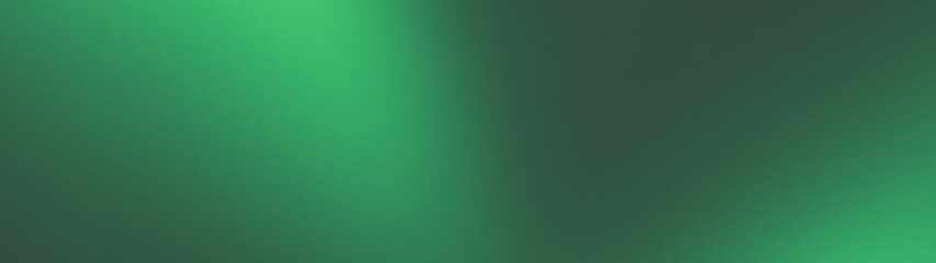 Vibrant green and emerald abstract gradient background with smooth flowing light and grainy noise texture for fresh natural modern wallpaper design © backgroundsupply