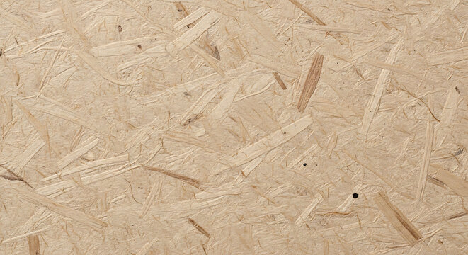 Natural wood OSB texture and chipboard surface for industrial construction board background