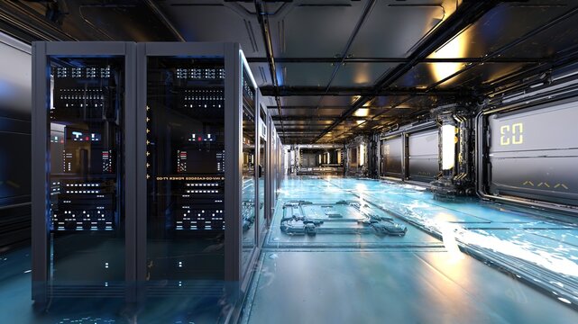 データセンター　3DCGレンダリング
