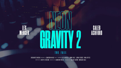 Action Science Fiction Cinematic Movie Title Card