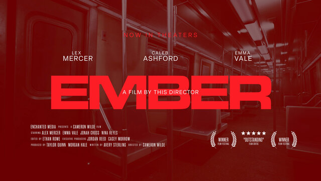 Action Fantasy Cinematic Movie Title Card