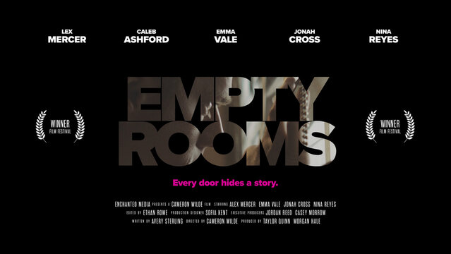 Indie Crime Thriller Cinematic Movie Title Card
