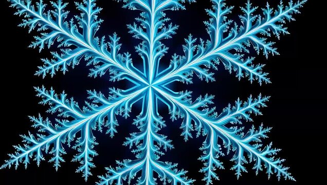 Fractal Zoom Patterns &mdash; Abstract Fractal Zoom Patterns - Recursive Geometric Depth - Cyan and Electric Blue