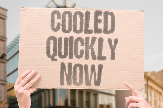 "Cooled Quickly Now" The coffee lost heat fast. COOLED.QUICKLY.NOW.COFFEE.HEAT.