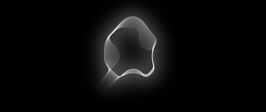 abstract wave form glow background, motion, futuristic effect, dynamic