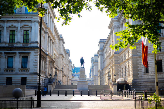 Clive Steps statue on King Charles Street, Westminster London
